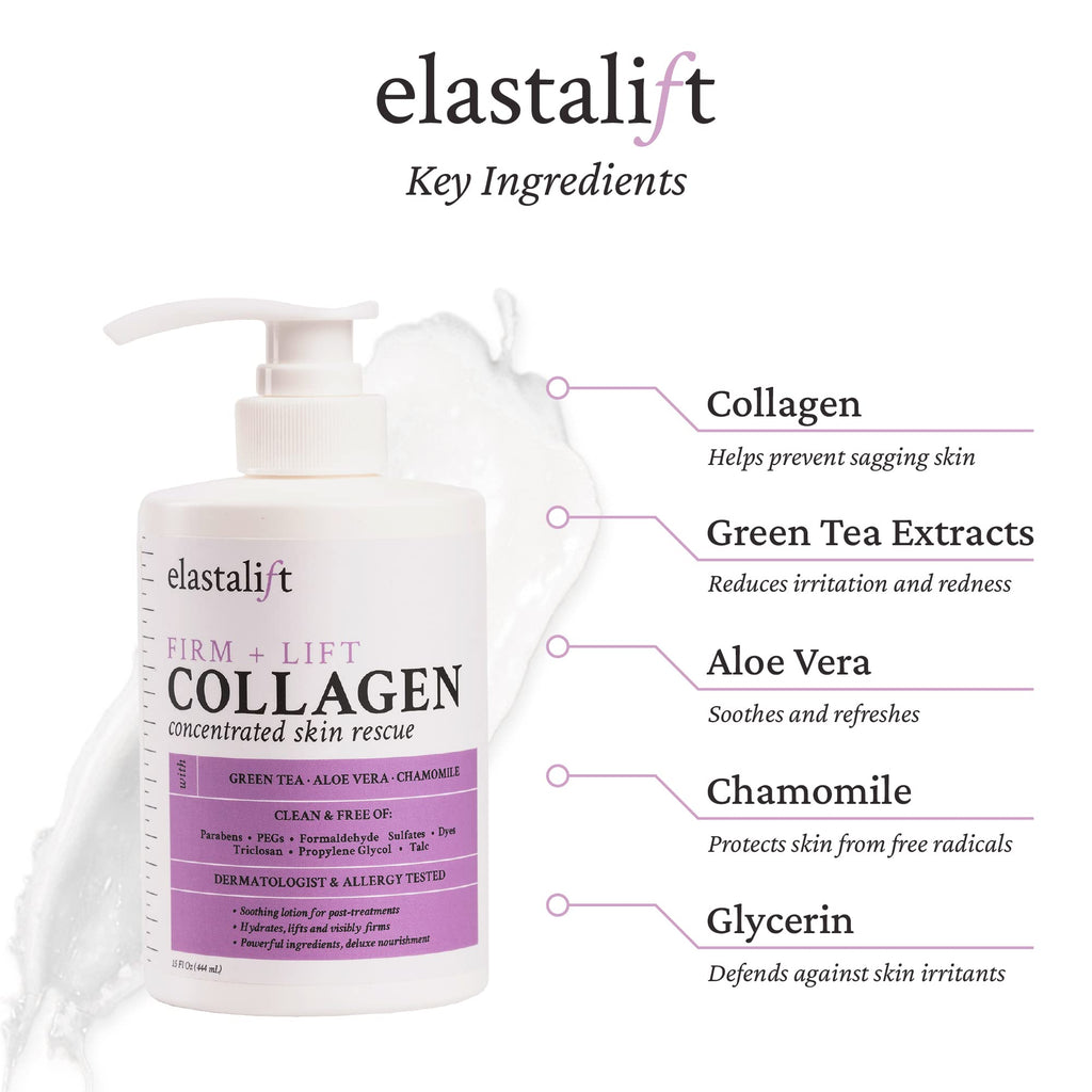 Elastalift Collagen Serum & Body Cream 2pc Bundle – Lift, Plump, Firm Skin