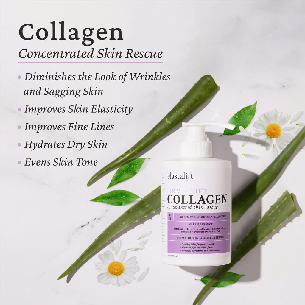 Elastalift Collagen Serum & Body Cream 2pc Bundle – Lift, Plump, Firm Skin