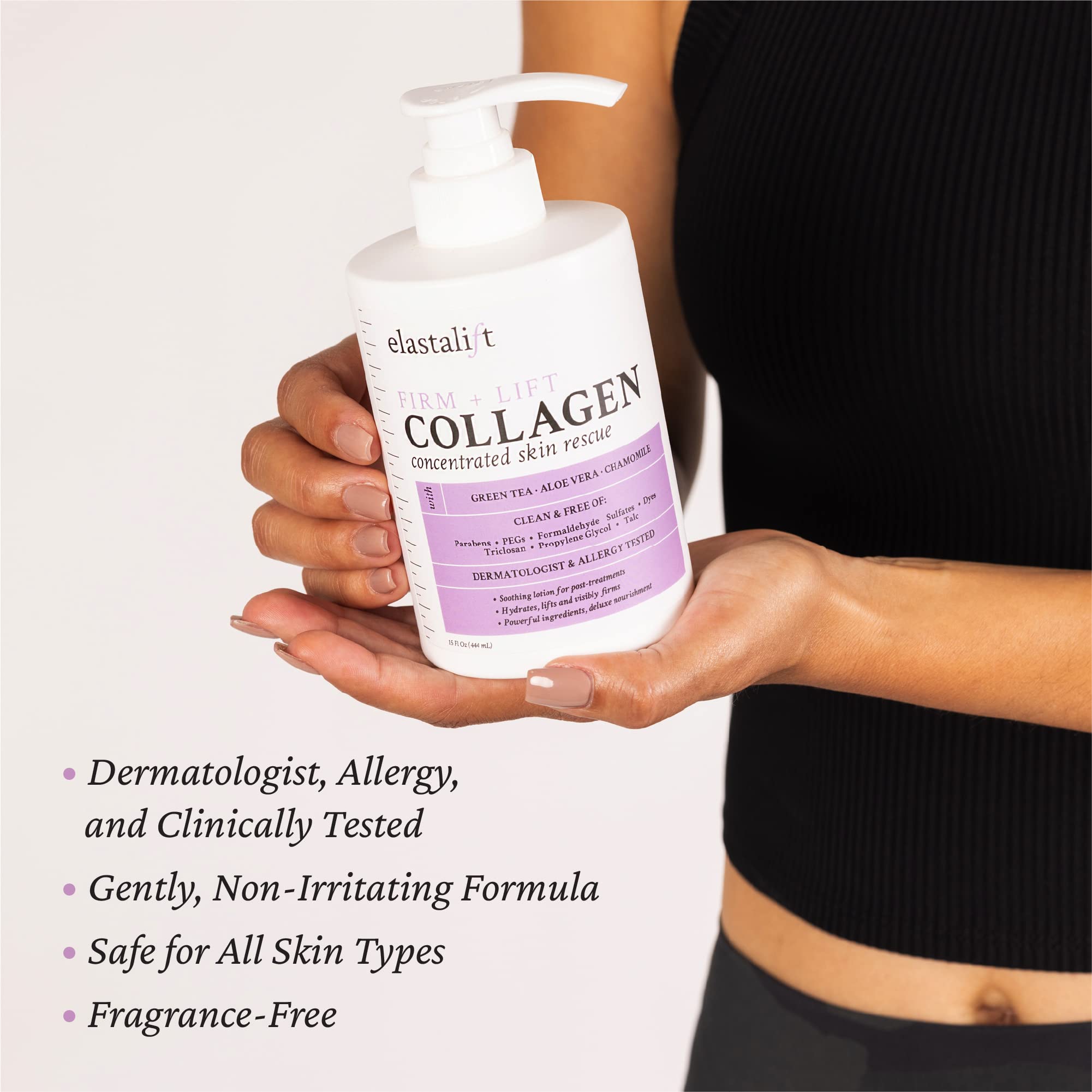 Elastalift Fragrance-Free Collagen Cream — 2pc Body & Face Moisturizer