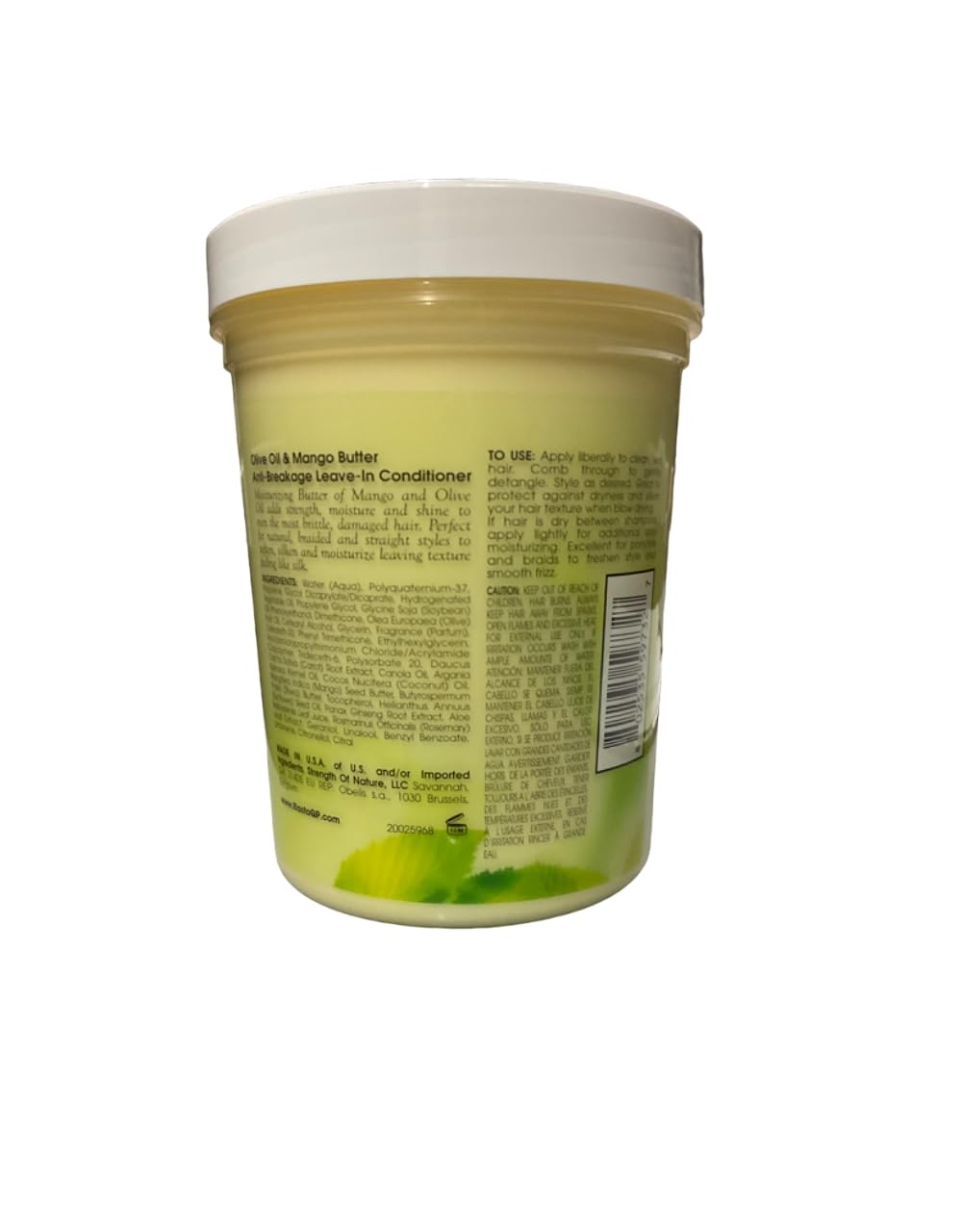 ElastaQP Olive & Mango Leave-In Conditioner Pack of 2 – Soft, Manageable Hair
