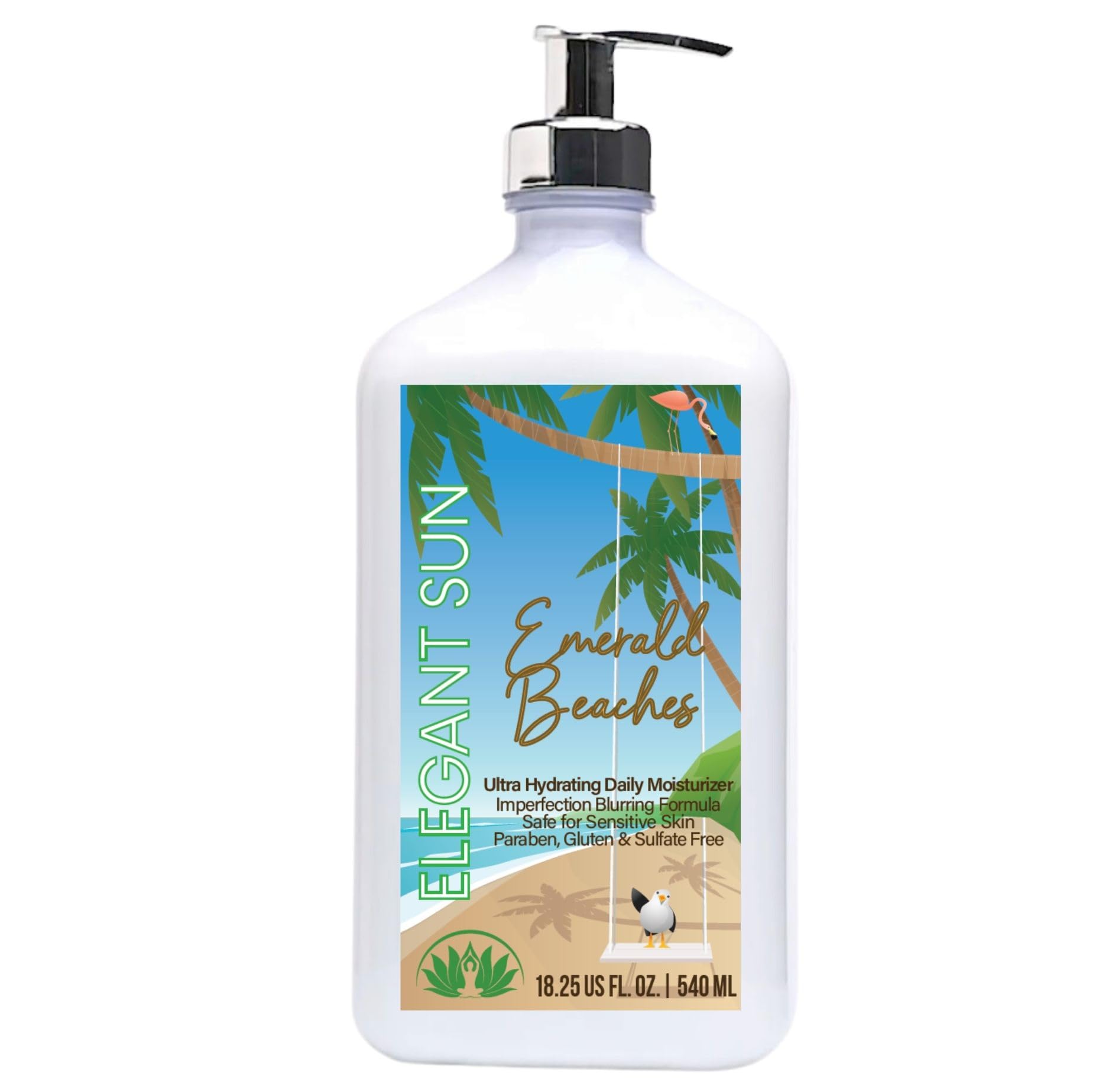 Elegant Sun Emerald Beaches Daily Moisturizer – Tan Extender & After Sun Lotion