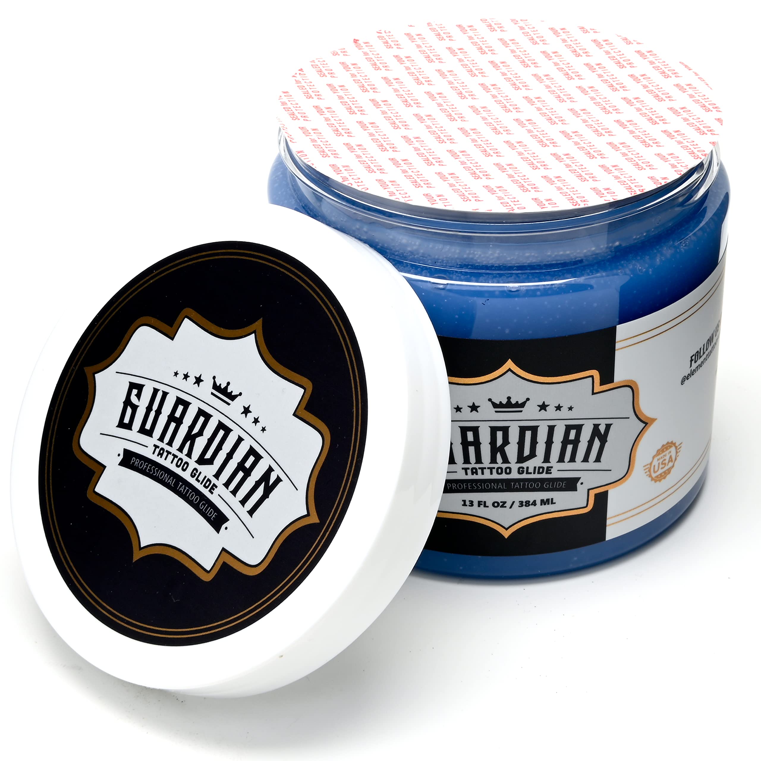 Guardian Tattoo Glide Gel by Element Tattoo Supply – During Tattooing & Aftercare Ointment, 13 oz
