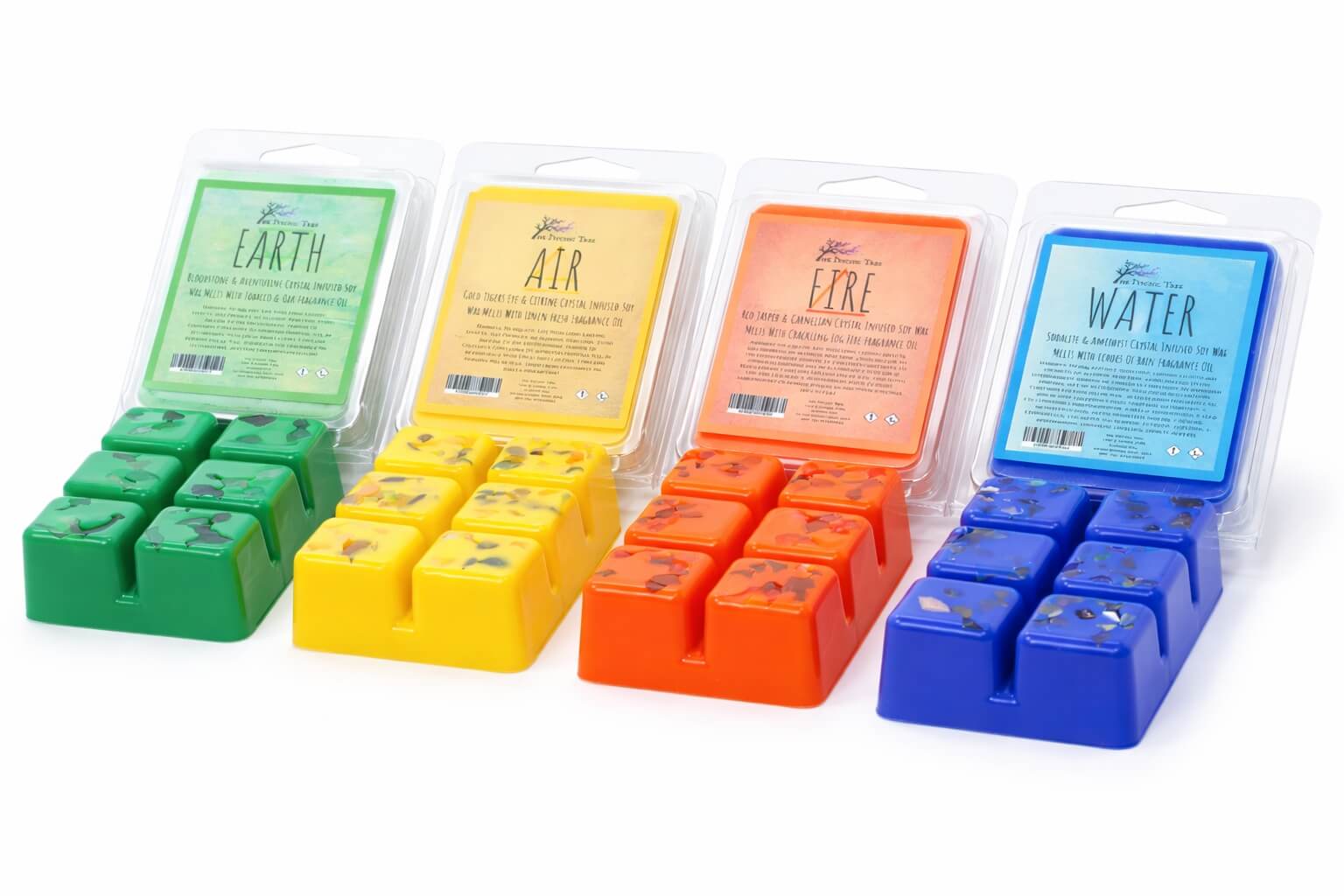 Earth Elements - Crystal Infused Scented Wax Melts