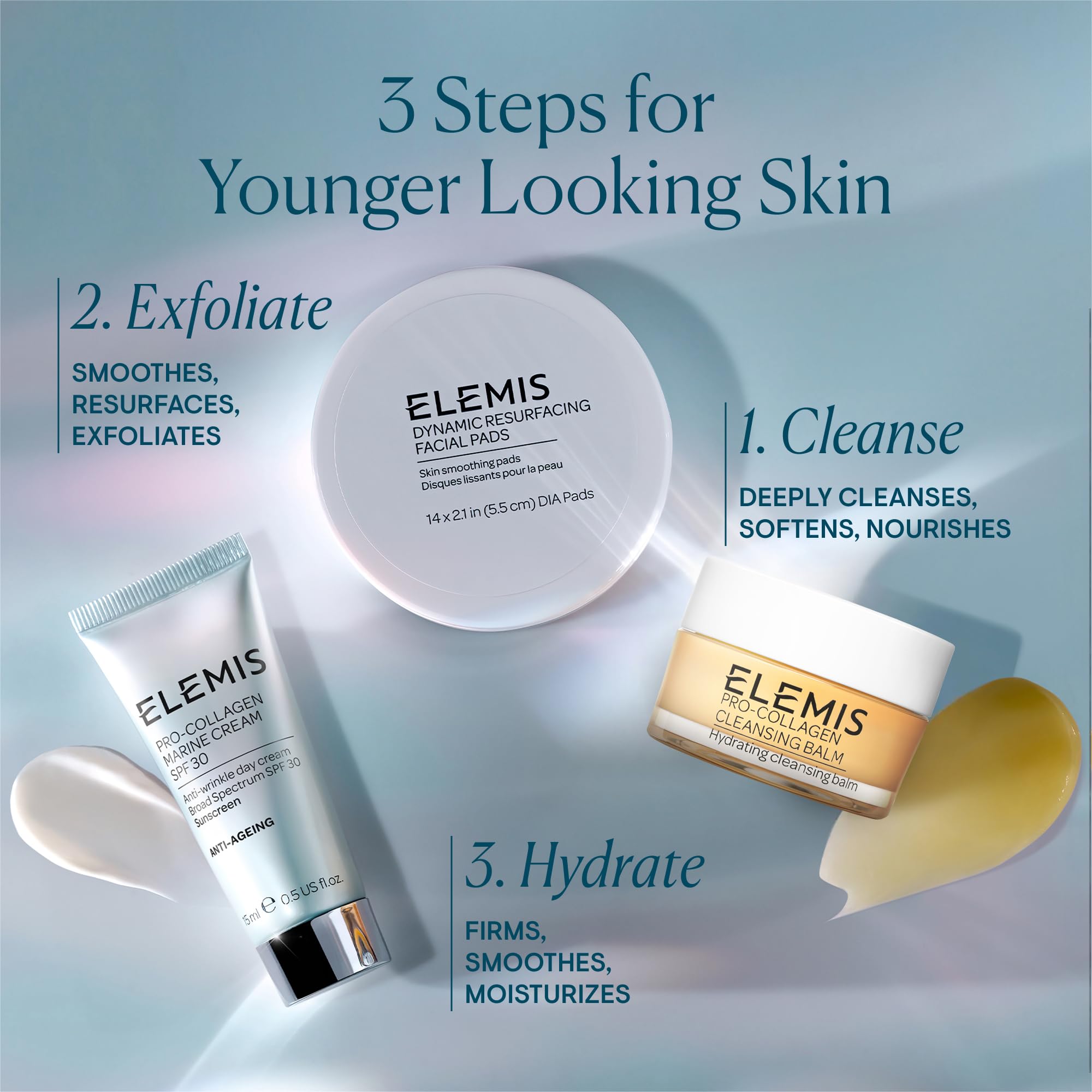 Elemis Pro-Collagen Marine Cream SPF 30 – Lightweight Anti-Wrinkle Daily Moisturizer