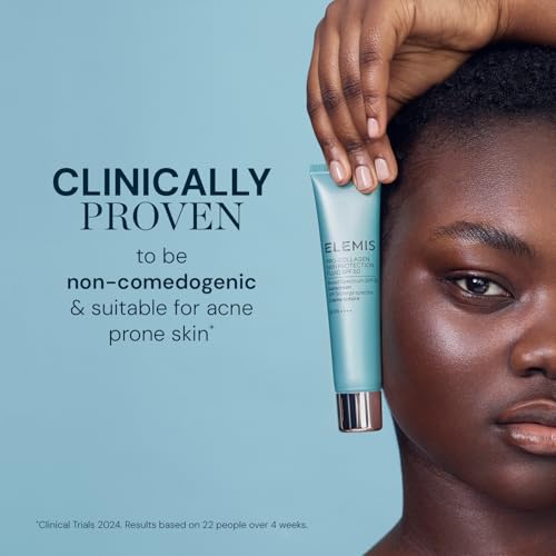Elemis Pro-Collagen Skin Protection Fluid SPF 50 | Hydrating Face Sunscreen | 40ml