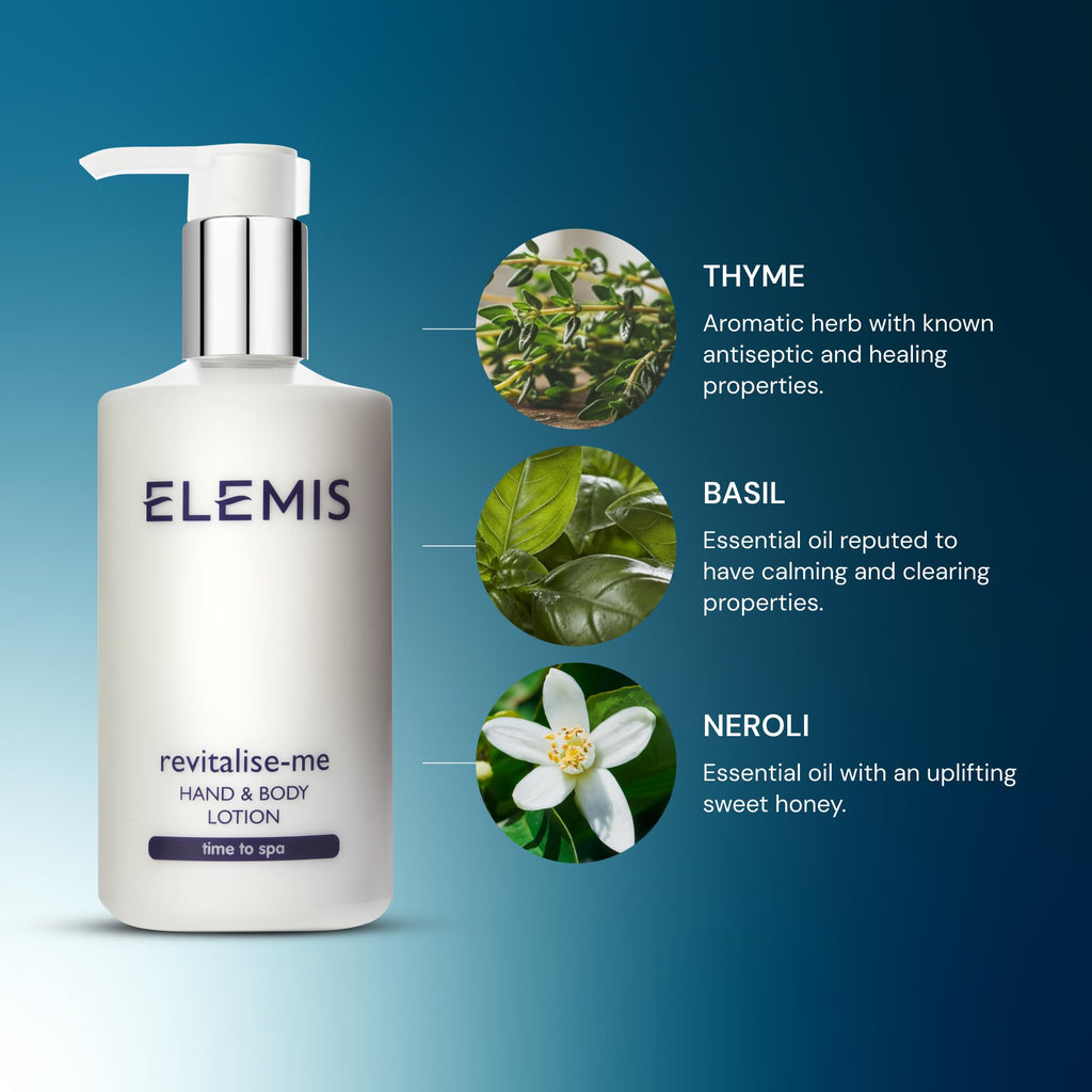 ELEMIS Revitalise-Me Hand & Body Lotion – Hydration with Citrus Neroli Scent