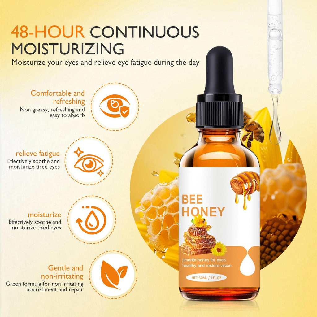 Elesysy Honey Eye Care Hydration — Natural Bee Honey Eye Moisturizer for Daily Use