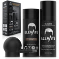 Elevate Hair Perfecting 3-in-1 Kit: Natural Keratin Fibers, Pump Applicator & Locking Spray for Instant Density (Dark Brown)