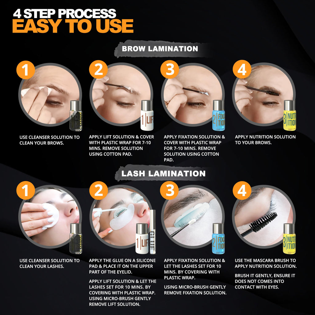 Elevate the Beauty 2-in-1 Brow & Lash Lamination Kit – At-Home & Salon