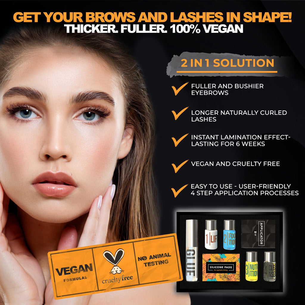 Elevate the Beauty 2-in-1 Brow & Lash Lamination Kit – At-Home & Salon