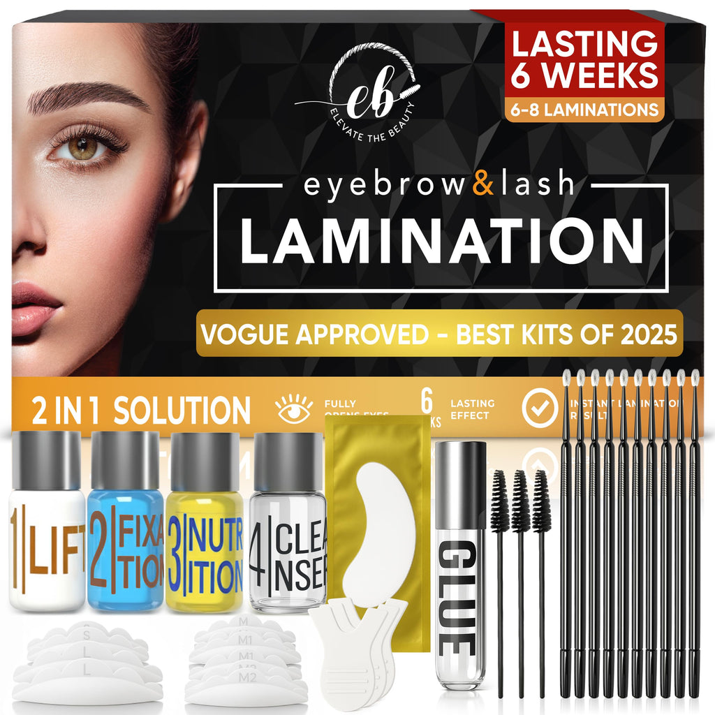 Elevate the Beauty 2-in-1 Brow & Lash Lamination Kit – At-Home & Salon