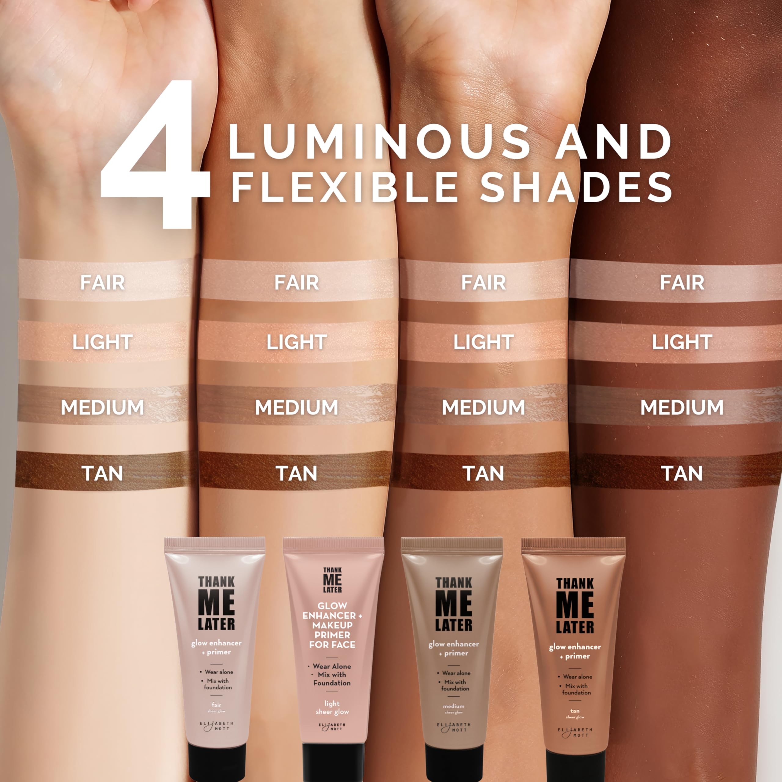 Elizabeth Mott Thank Me Later Glow Enhancer & Primer – Illuminating Hydration (30g)