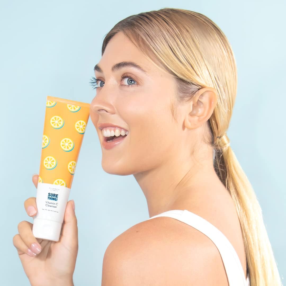 Elizabeth Mott Vitamin C Facial Cleanser | Hydrating Gel-to-Foam Cleanser for All Skin Types