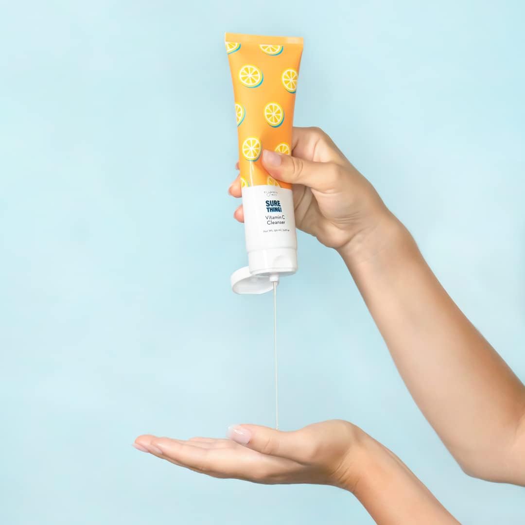 Elizabeth Mott Vitamin C Facial Cleanser | Hydrating Gel-to-Foam Cleanser for All Skin Types