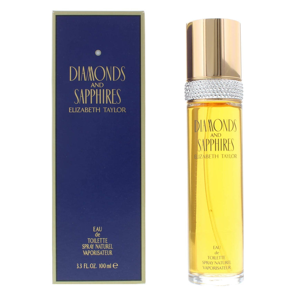 Elizabeth Taylor Diamonds and Sapphires for Women – Eau de Toilette 3.3 oz
