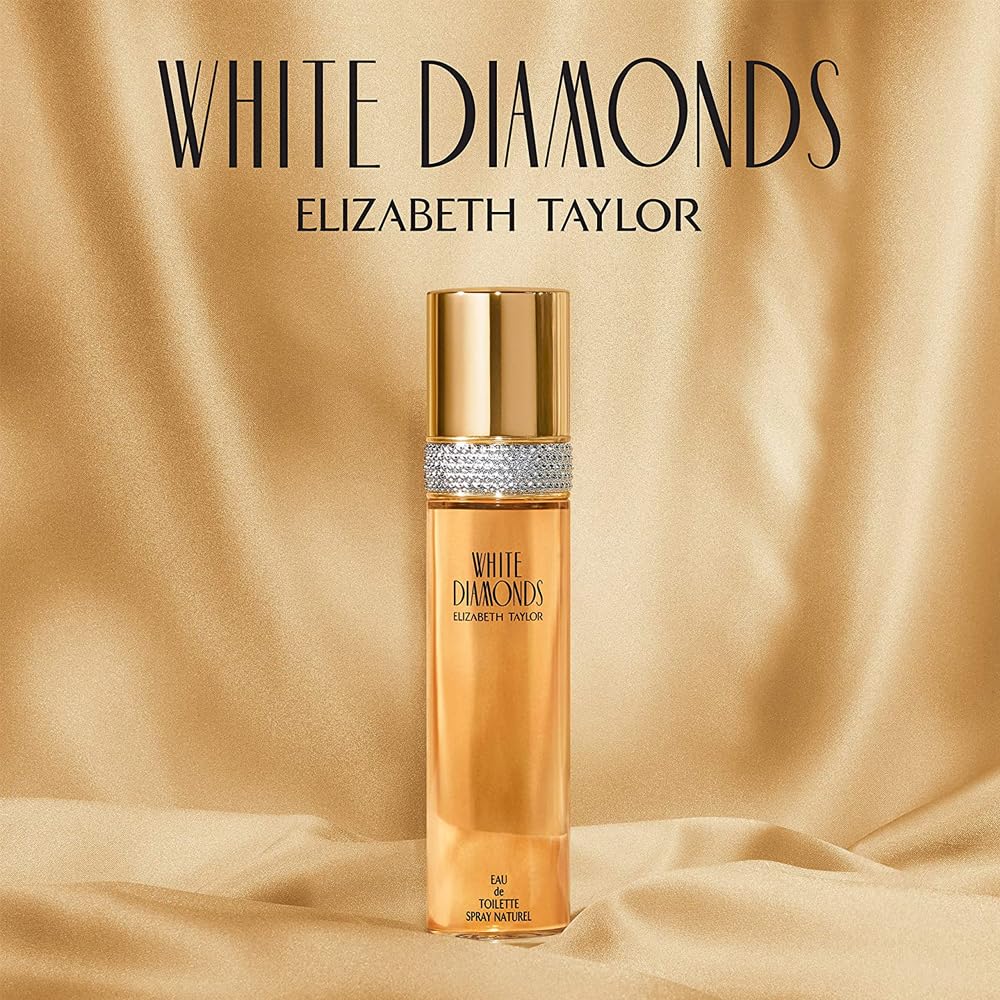 Elizabeth Taylor White Diamonds for Women Eau de Toilette Naturel Spray 3.3 oz | Timeless Floral Luxury