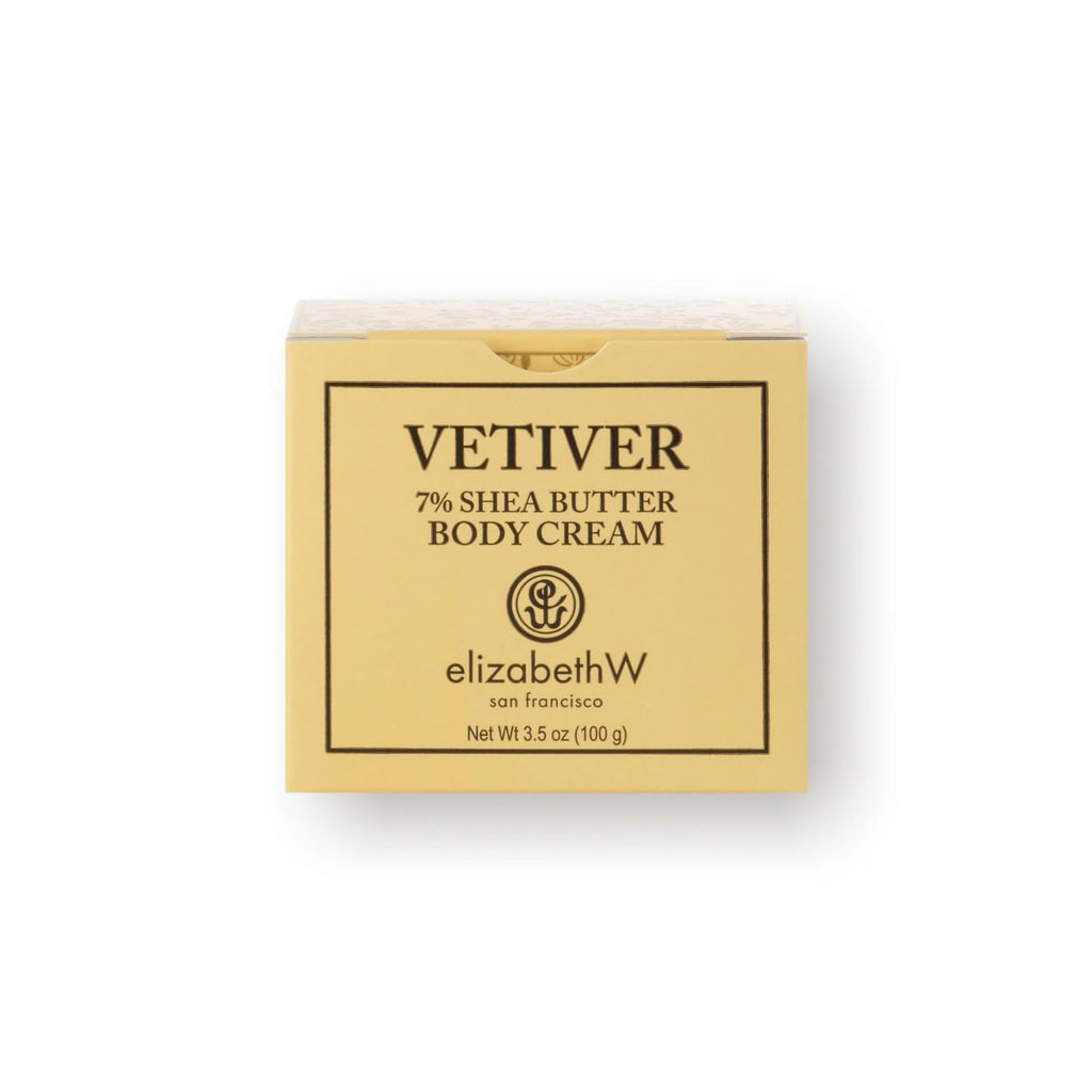 Elizabeth W Vetiver Body Cream – 3.5 oz | Hydrating Daily Moisturizer