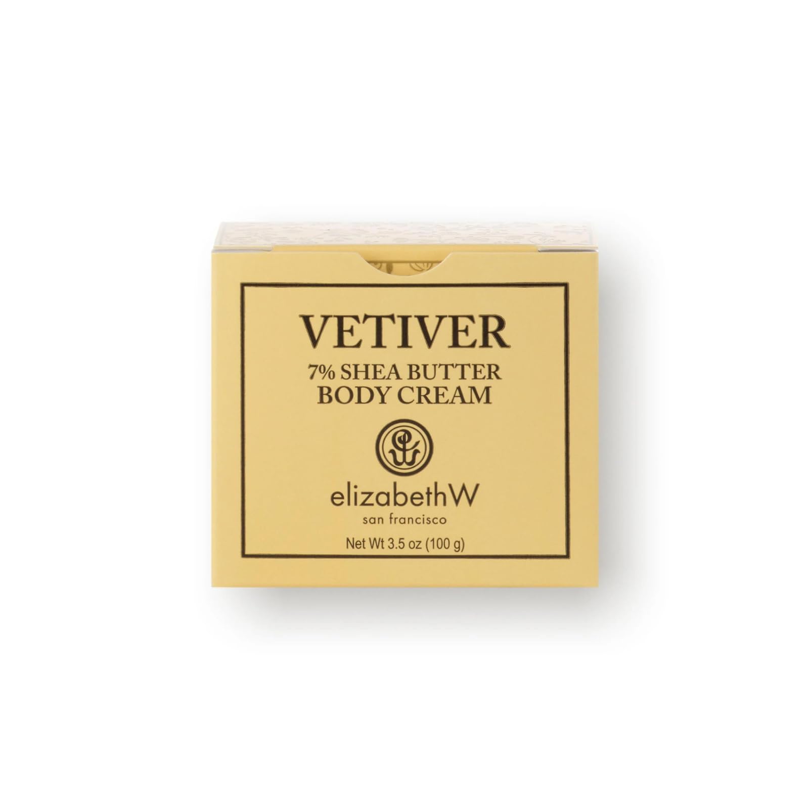 Elizabeth W Vetiver Body Cream – 3.5 oz | Hydrating Daily Moisturizer