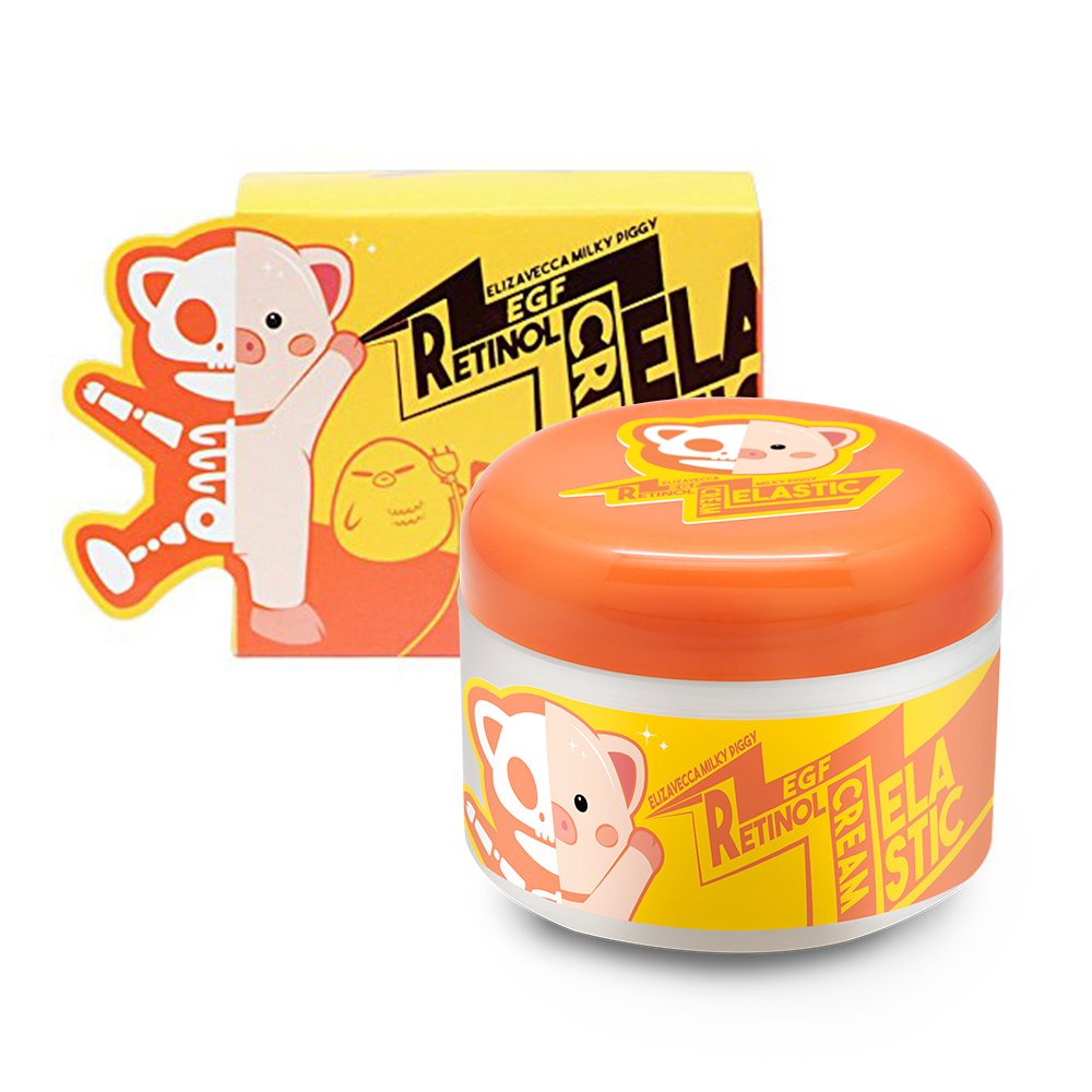 Elizavecca Milky Piggy Retinol Cream 100g/3.53oz – 69.9% Swiftlet Nest Extract | Night Face Cream