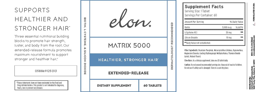 Elon Complete Kit for Thinning Hair – Shampoo, Conditioner & Matrix 5000