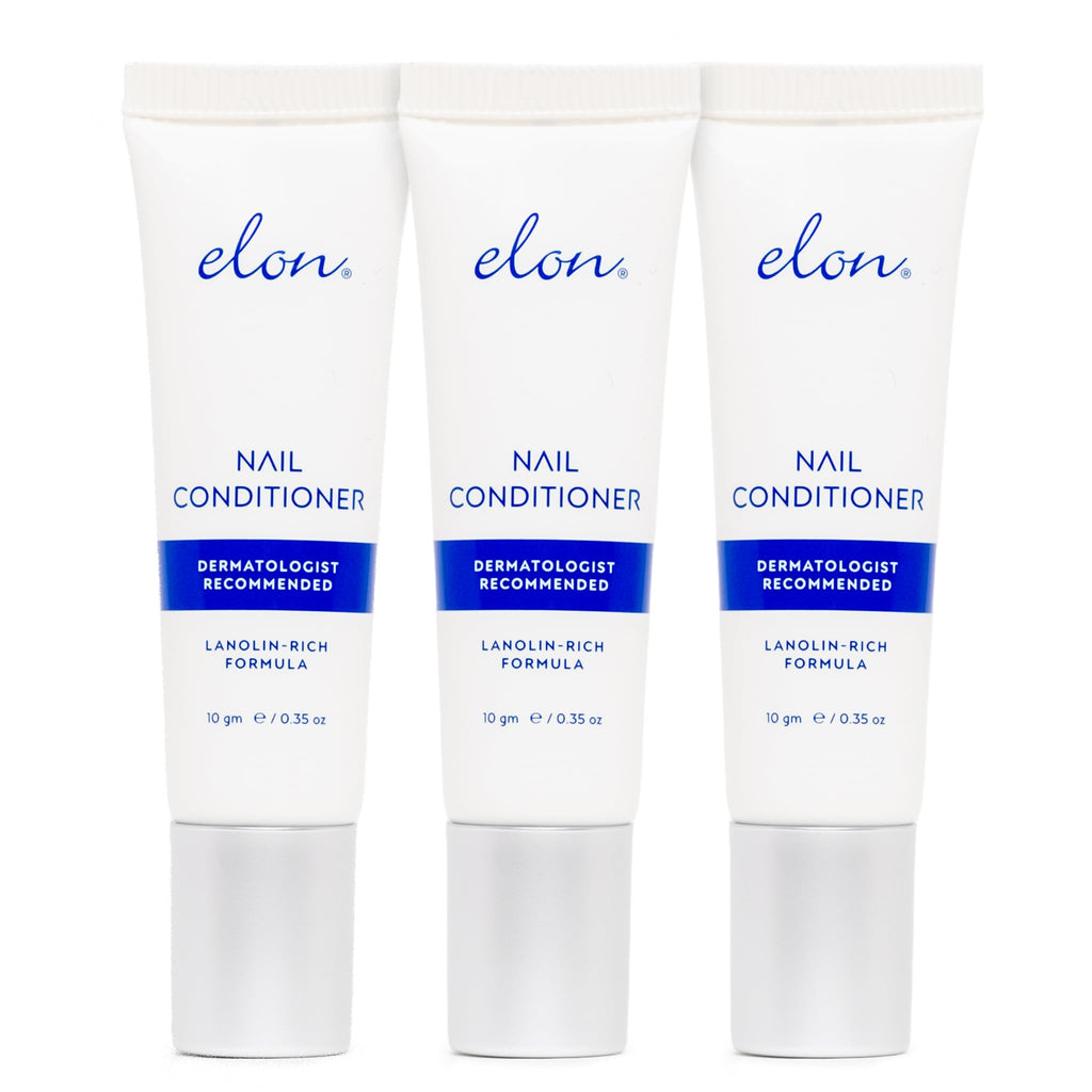 Elon Lanolin-Rich Nail Conditioner – Strengthens Nails & Protects Cuticles (10g Tube, 3-Pack)