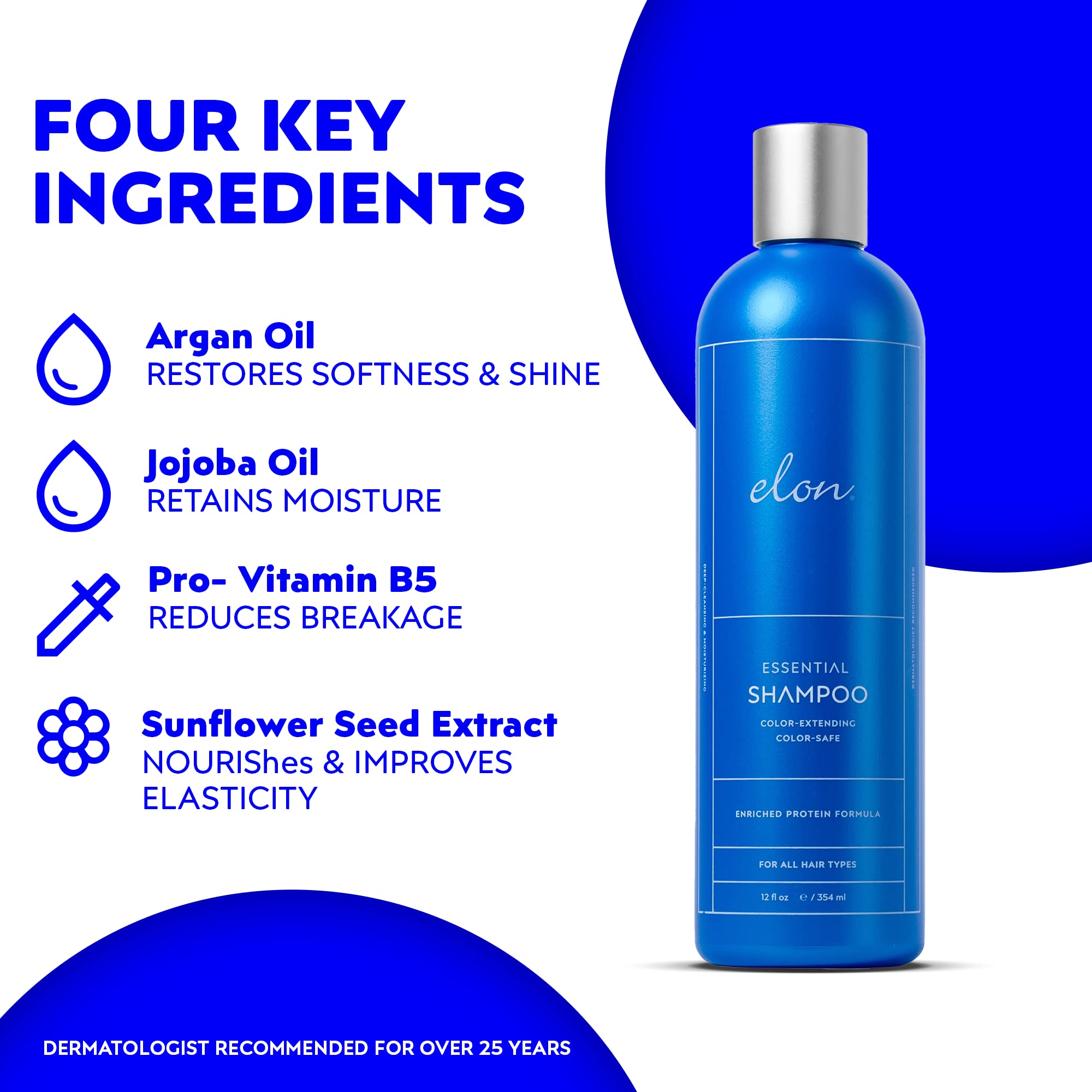 Elon Complete Kit for Thinning Hair – Shampoo, Conditioner & Matrix 5000