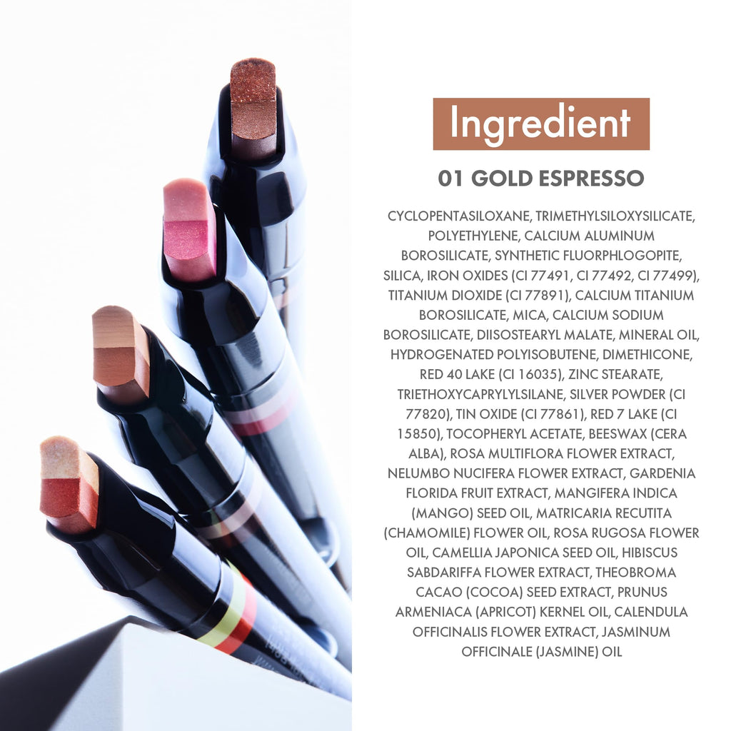 ELROEL Blanc Double Shadow Stick - 48HR Dual-Tone Eye Shadow Pencil | Waterproof & Smudge-Proof