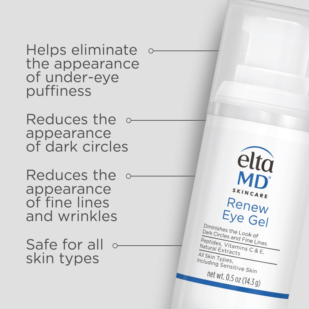 EltaMD Skin Care Facial Care Set — Recovery Amino Acid Cleanser & Renew Eye Gel (Trial Size)