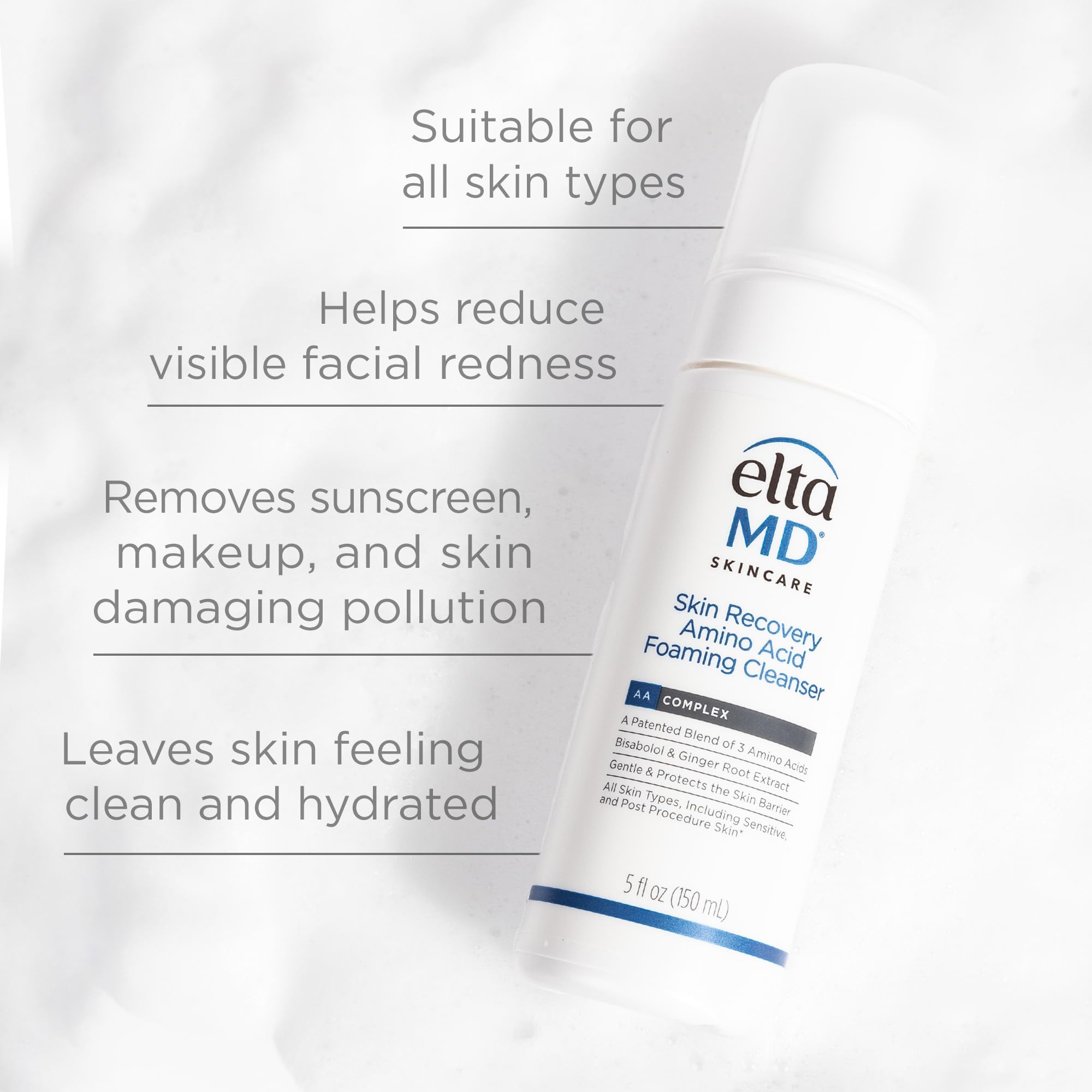 EltaMD Skin Care Facial Care Set — Recovery Amino Acid Cleanser & Renew Eye Gel (Trial Size)