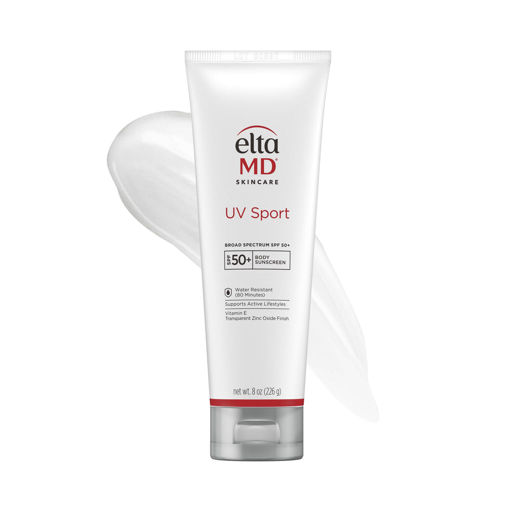 EltaMD UV Sport SPF 50 Sunscreen Lotion for Face & Body — Water- and Sweat-Resistant, Oil-Free, Zinc Oxide