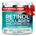 Elvira Retinol Anti-Aging Moisturizer with Collagen, Stem Cells & Hyaluronic Acid – Firming Cream for All Skin Types | 1.85 oz