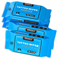 Emalla Green Soap Tattoo Wipes – 100 Count (5-Pack), Alcohol-Free with Aloe & Chamomile