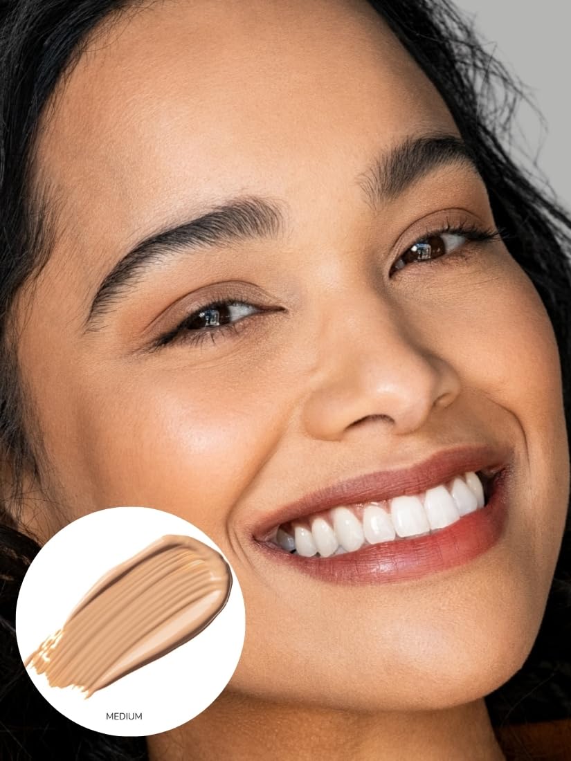 Emani HD Corrective Liquid Concealer – Full Coverage with Vitamin C & Hyaluronic Acid (Medium)