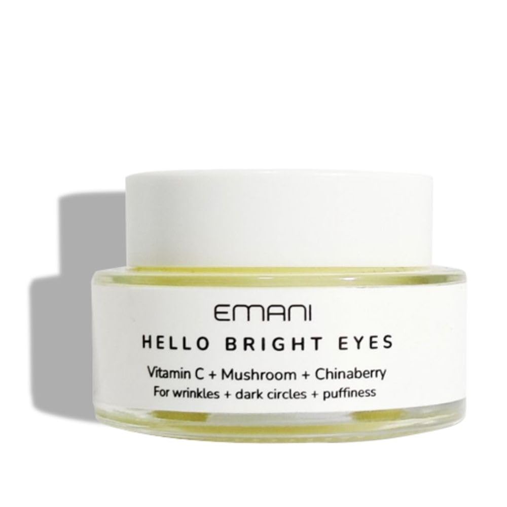 Emani Hello Bright Eyes Vitamin C Eye Cream with Caffeine & Turmeric