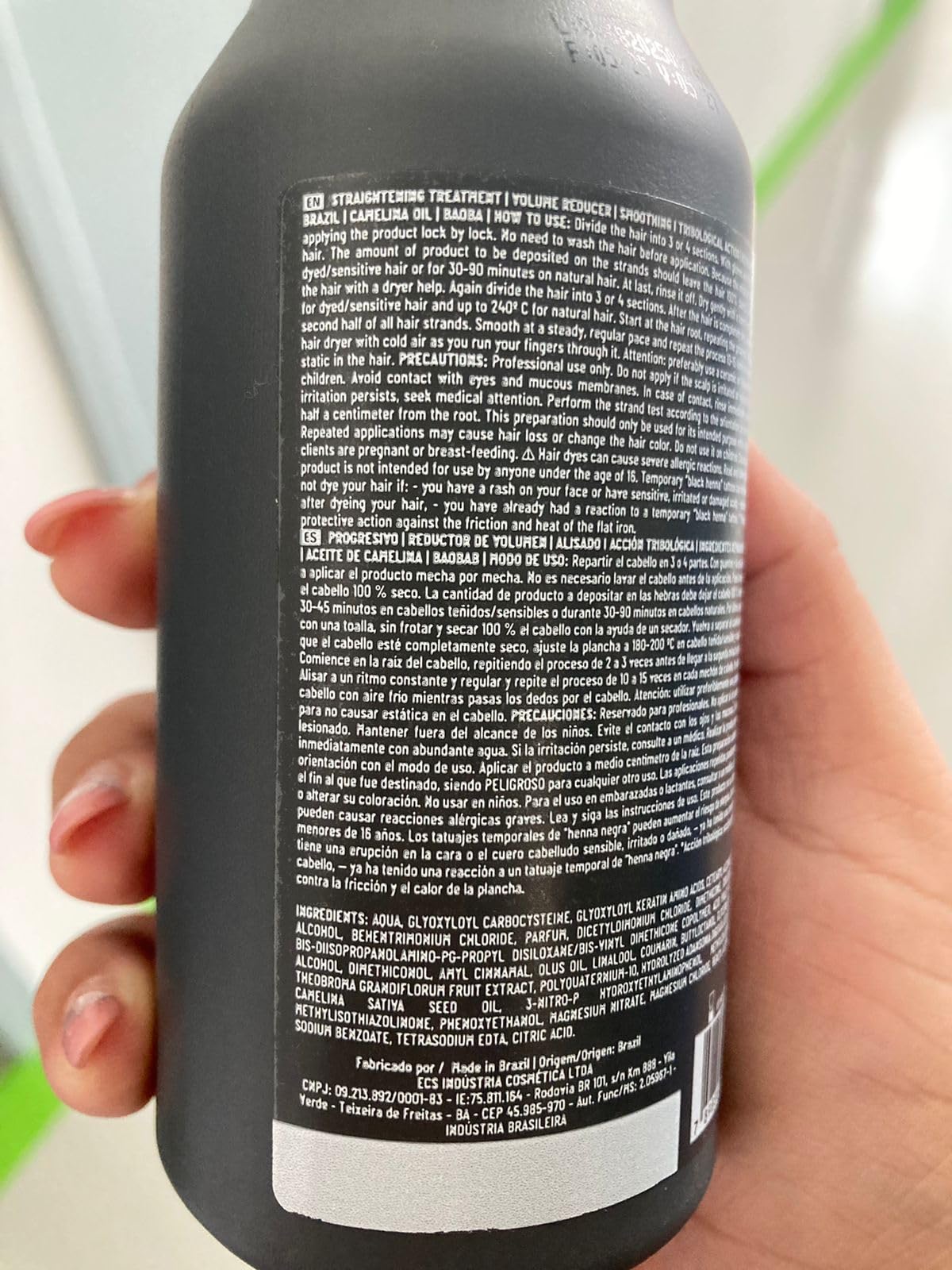 EMAX ECOSMETICS 250ml Brazilian Keratin Treatment – Nanoplastia & Hair Smoothing System