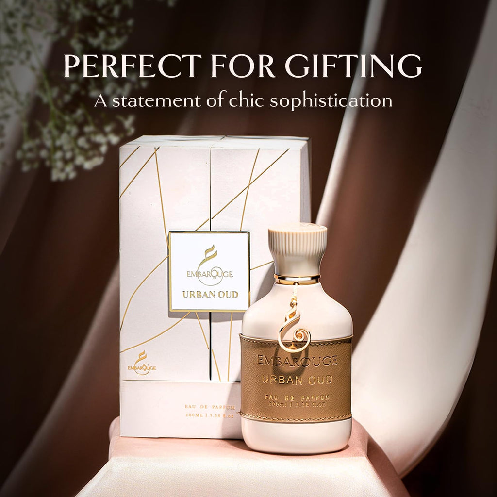 Embarouge Urban Oud | Unisex Wood-Top Oriental EDP Perfume 100 ml