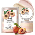 Embleaf Peach Whipped Body Butter | Deep Moisturizing Shea Lotion for Dry Skin (100ml + 200ml)