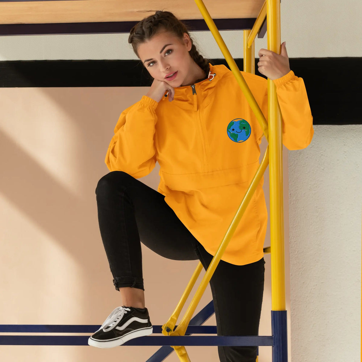 First Home Embroidered Champion Packable Jacket