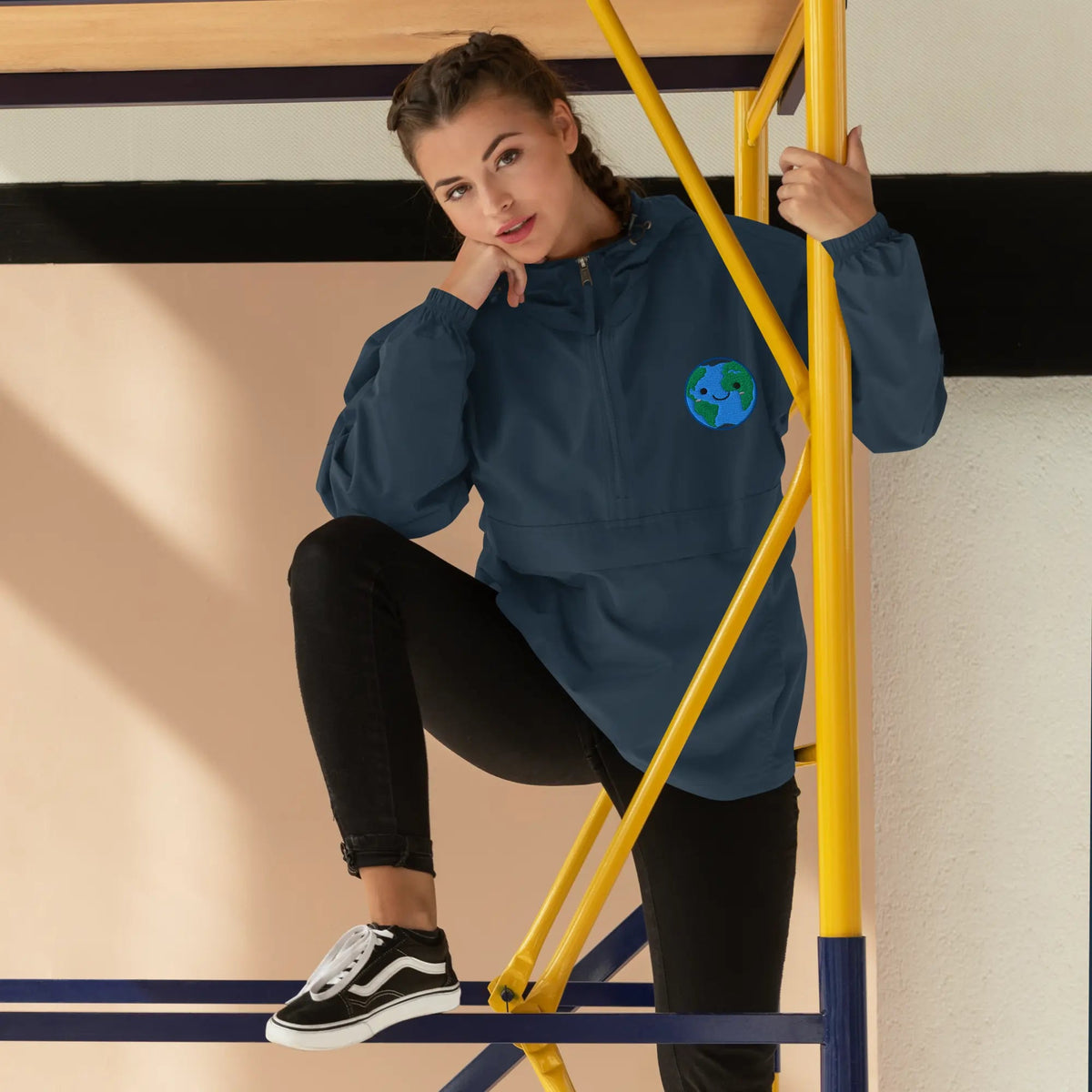 First Home Embroidered Champion Packable Jacket
