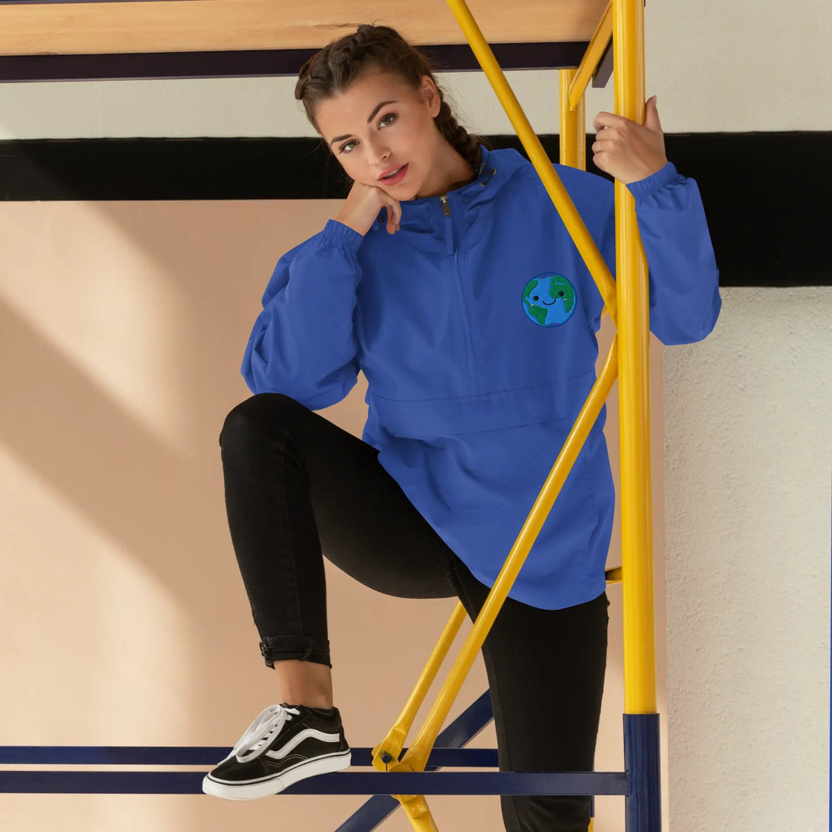 First Home Embroidered Champion Packable Jacket