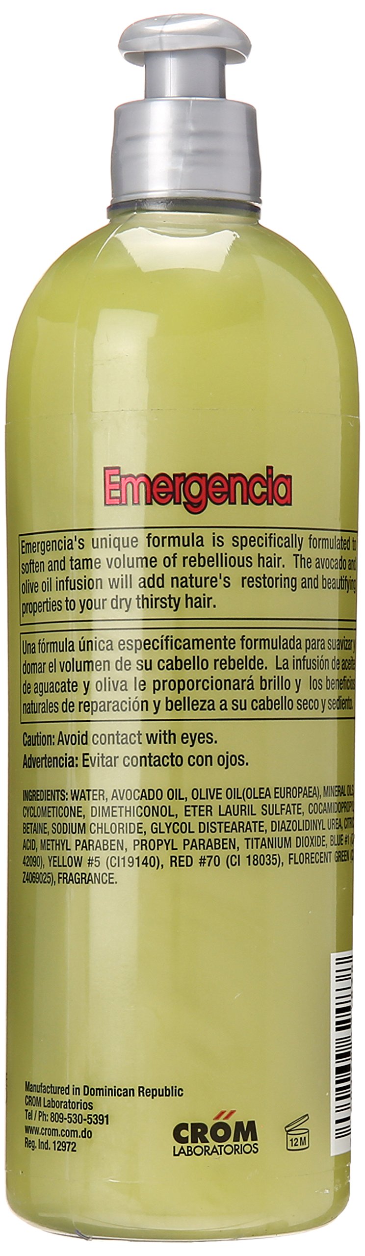 Emergencia Toque Magico Shampoo – Avocado & Olive Oil, 16 oz