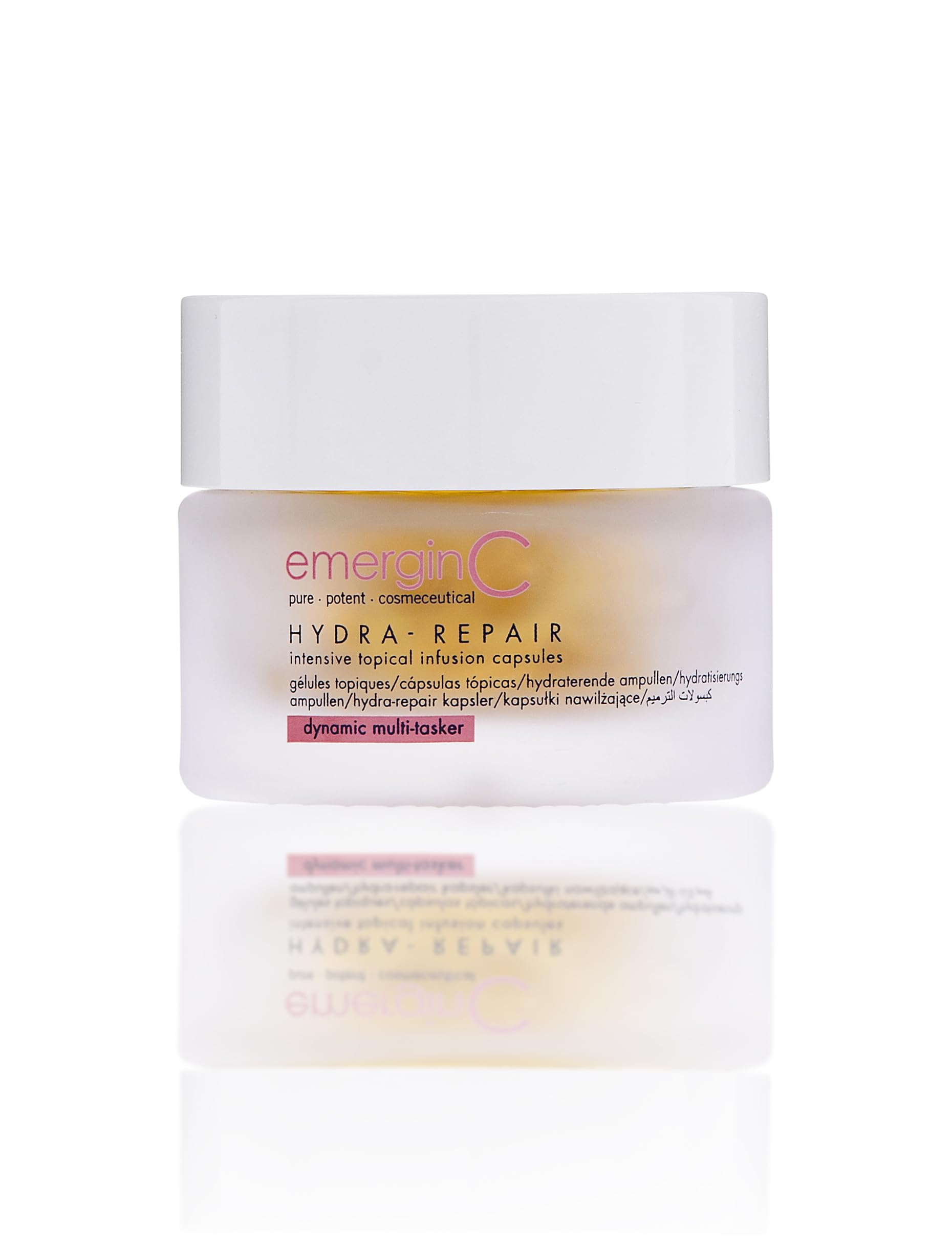 emerginC Hydra-Repair Intensive Topical Infusion Capsules – Moisturizing Face Serum with Vitamin E + Ceramides