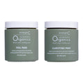 emerginC Scientific Organics At-Home Facial Peel + Clarifying Kit – Exfoliating Peel Pads (60 Treatments)