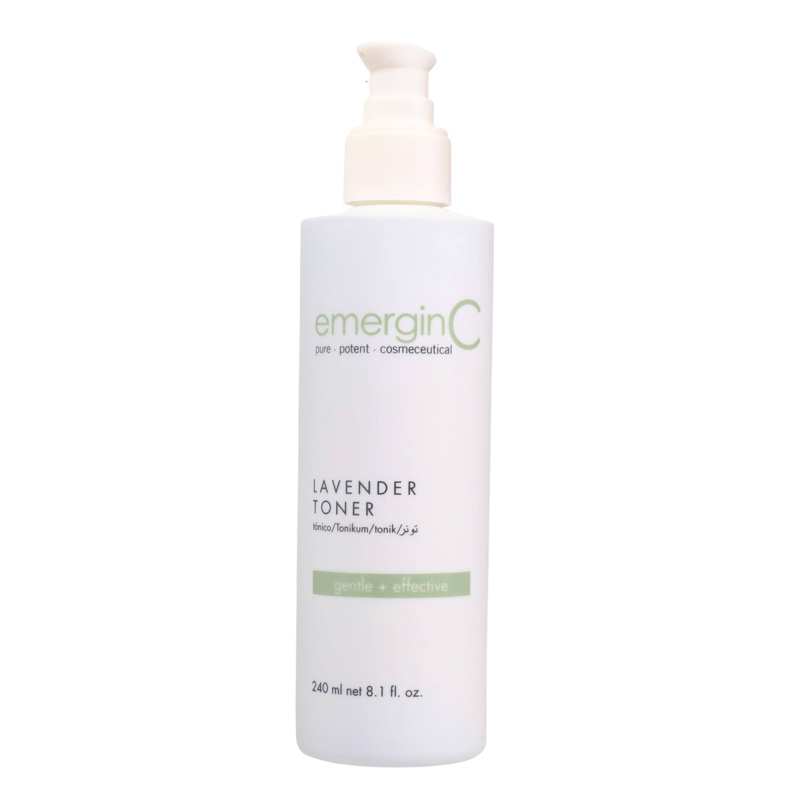 emerginC Soothing Lavender Toner | Gentle, Alcohol-Free Toner for Sensitive Skin (8.1 oz / 240 ml)