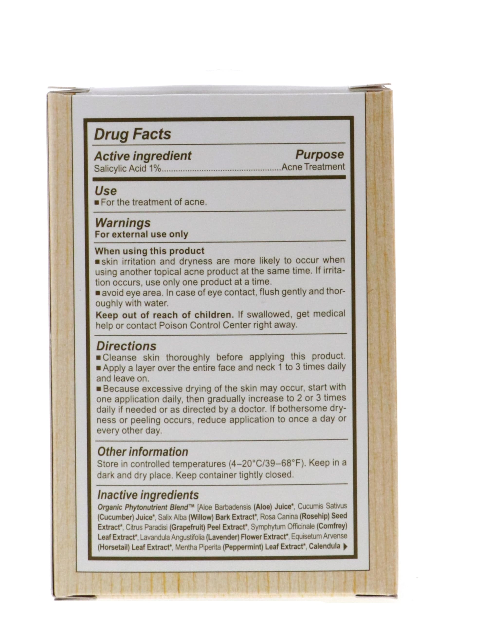 Eminence Organic Acne Advanced Clarifying Hydrator – 1.2 fl oz