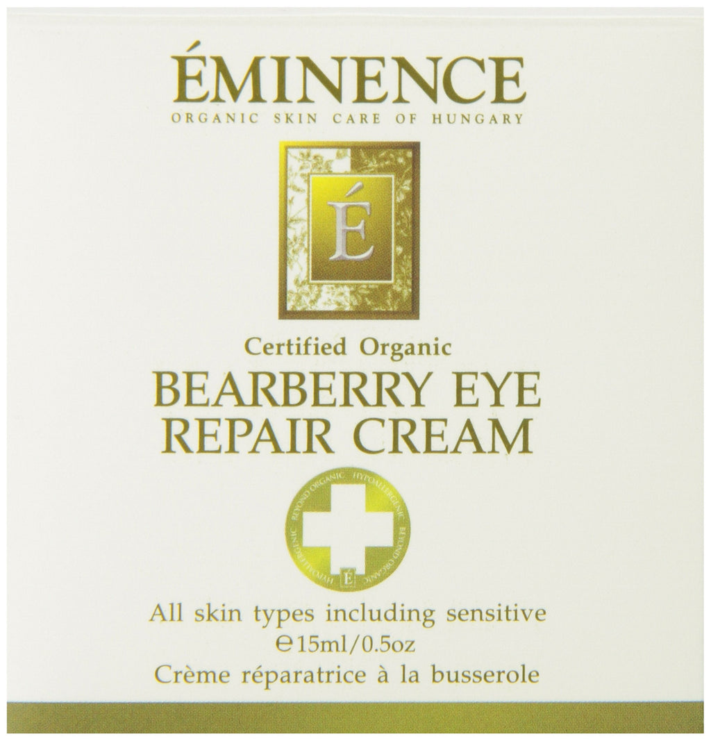 Eminence Organic Skincare Bearberry Eye Repair Cream 0.5 oz | Nourishing Under-Eye Care