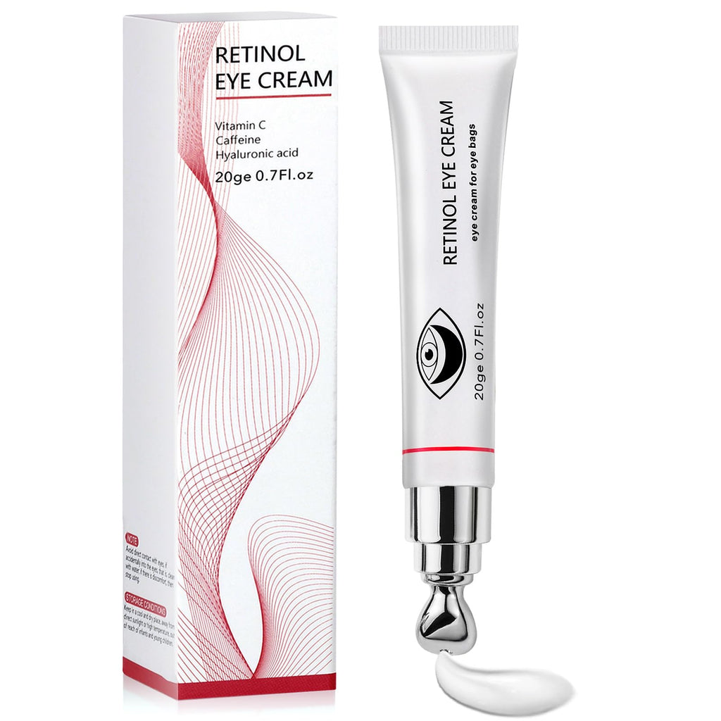Emisun Retinol Eye Cream – Instant Reduction of Eye Bags, Dark Circles & Puffiness | 0.7 oz