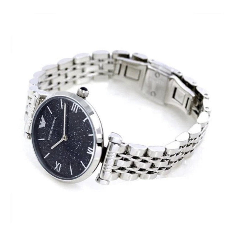 Emporio Armani AR11091 Gianni T-Bar Silver Watch