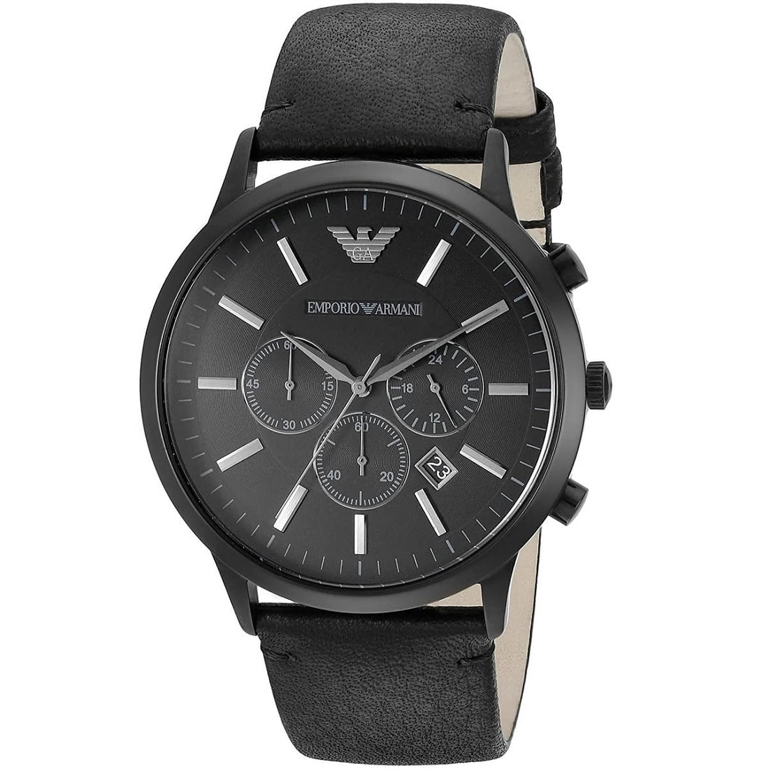 Emporio Armani AR2461 Renato Men's Black Watch
