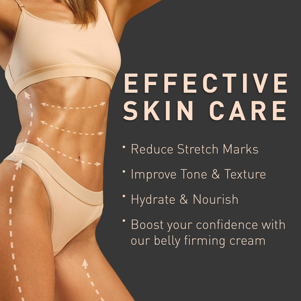 Enaskin Naturals Belly Firming Cream – Skin Tightening, Stretch Marks & Cellulite Reduction (100 mL, Orange)